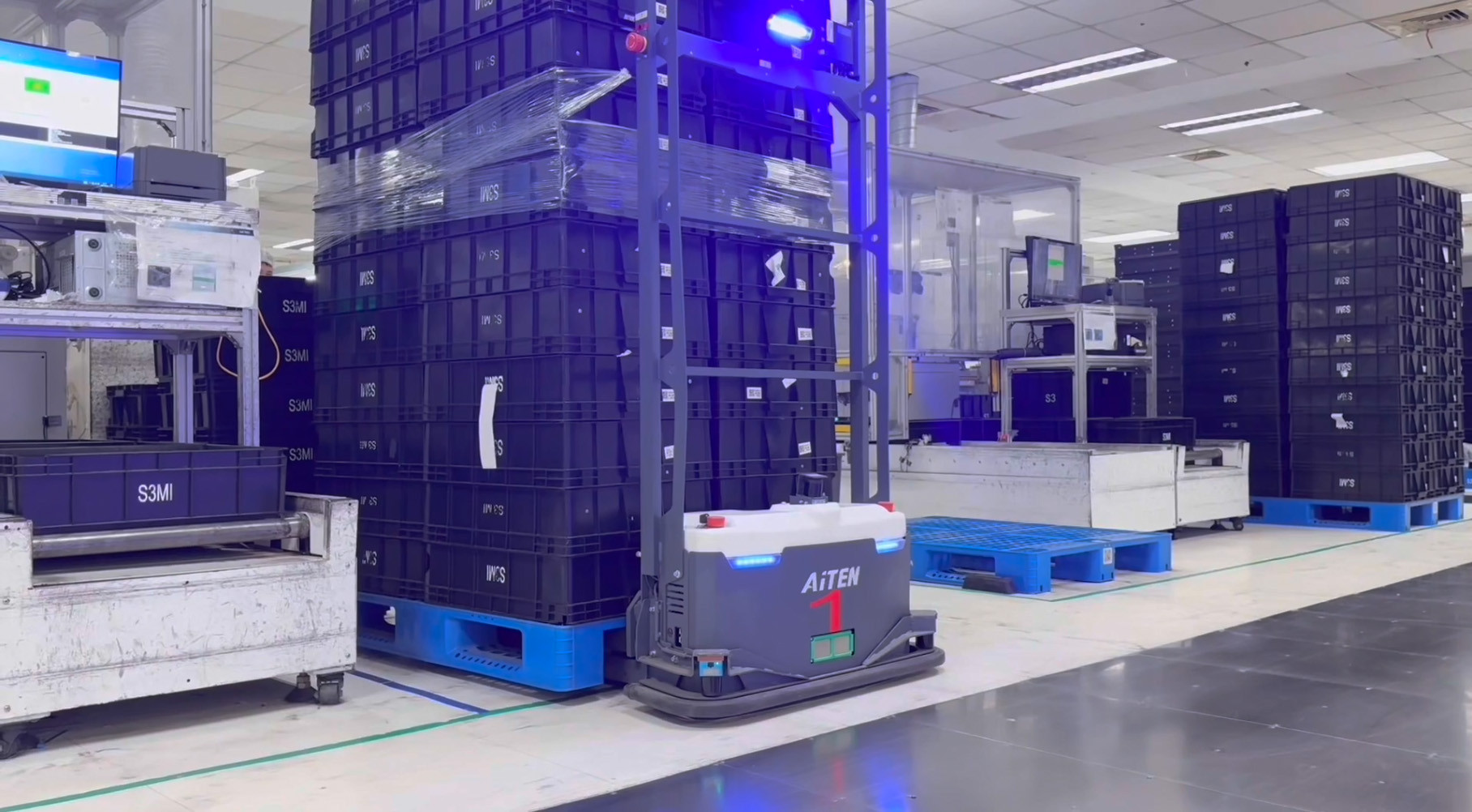 ​AGV无人叉车的应用：AiTEN 艾弗森ballbet.com如何赋能工厂内部物流